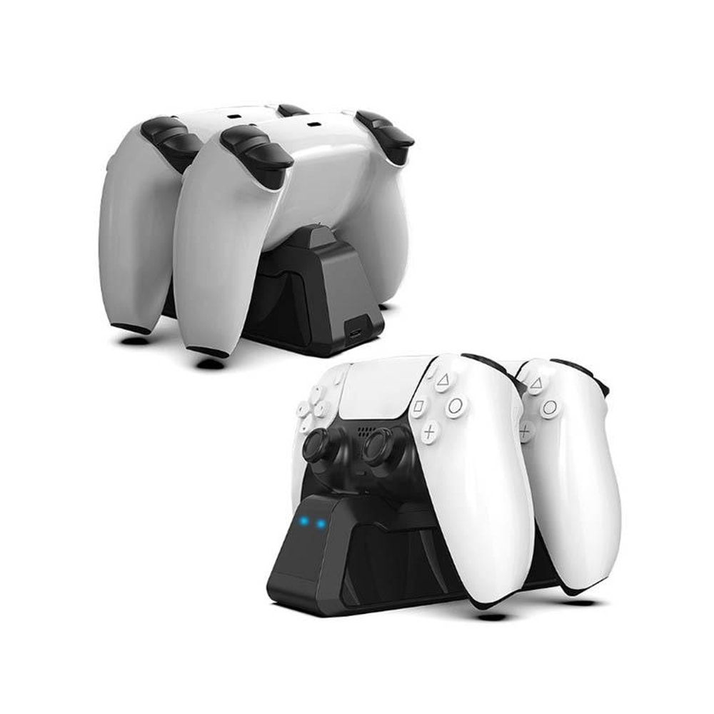 PS5 Dual Controller Charging Station Dock Fast TypeC Charger Stand 2