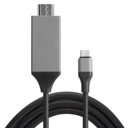 usb-c to hdmi adapter cable 2m, type-c to hdmi converter for hd display output