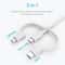 Anker 3-in-1 MFi Certified Lightning, Micro USB & USB-C Fast Charging Cable