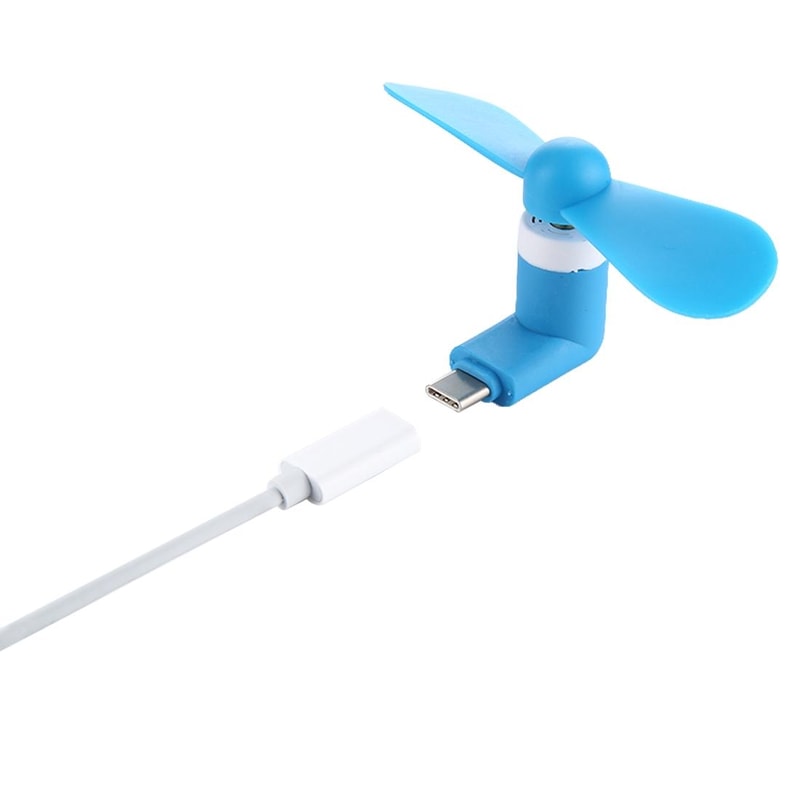 15cm USB 2.0 Male to USB-C Female Adapter Cable, Type-C Converter Lead (White)
