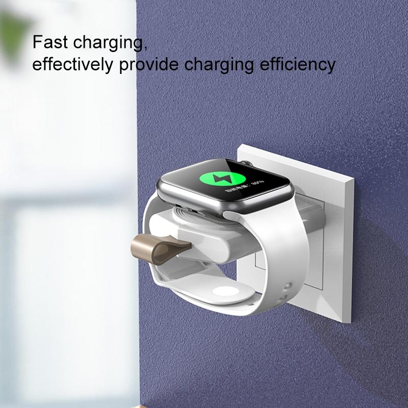 Magnetic Wireless Apple Watch Charger Portable Fast Charging Keychain Dock