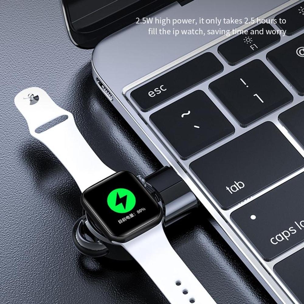 K02 Portable Magnetic Apple Watch Charger Wireless Travel Charging Dock