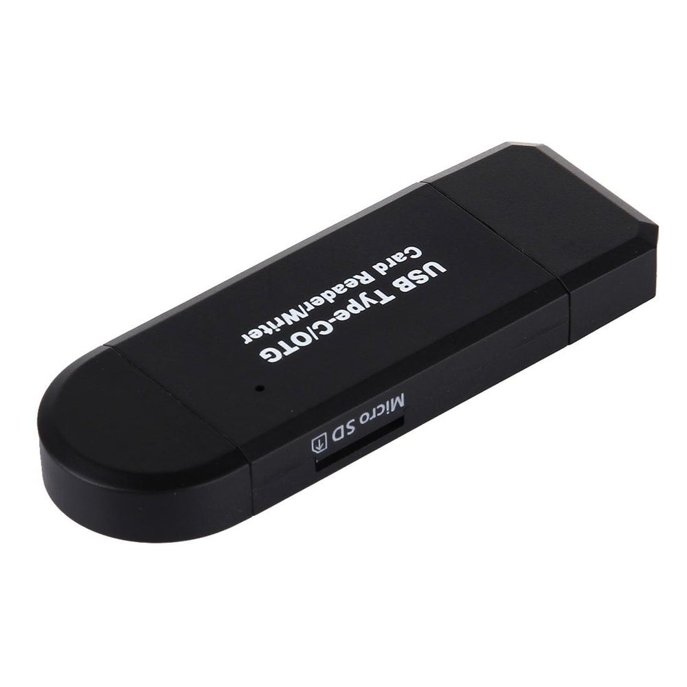 3-in-1 USB-C Card Reader Adapter OTG Multi Port SD Micro USB Hub