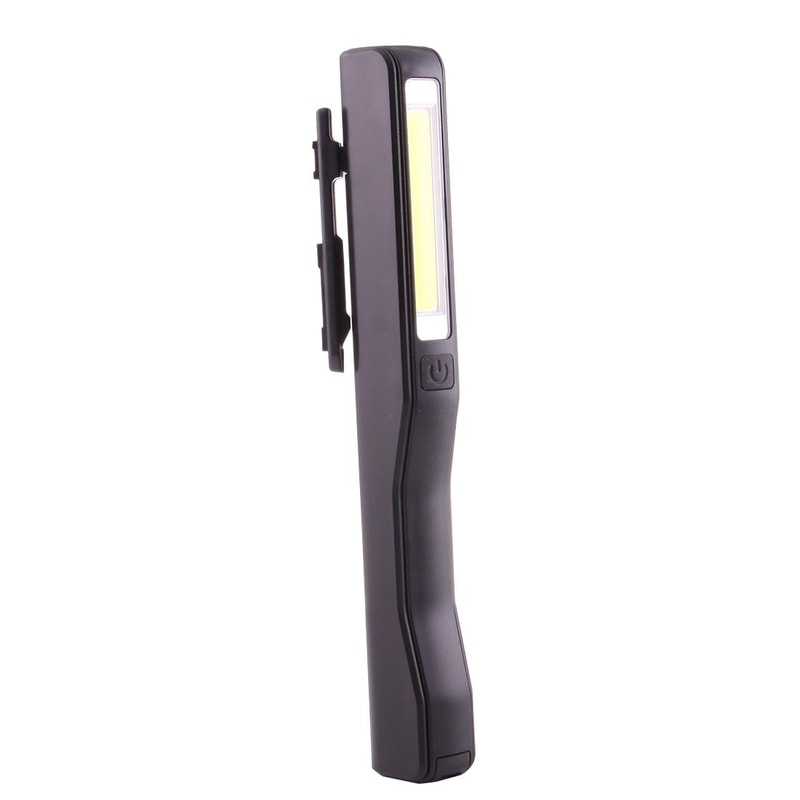 Rechargeable COB LED Pen Work Light Magnetic Clip Flashlight 100LM Portable Inspection Light 1