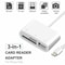 3 in 1 Lightning SD TF USB Camera Reader Adapter for iPhone iPad Fast Photo Transfer iOS Compatible