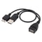 OTG Micro USB Adapter Cable with Power for Samsung Note 3 Charging Sync Data Transfer