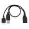 OTG Micro USB Adapter Cable with Power for Samsung Note 3 Charging Sync Data Transfer