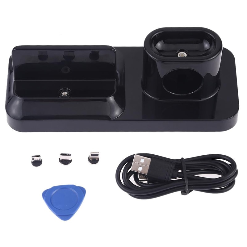Multi-Interface Charging Dock Phone & Headset Stand Universal Charging Base for Mobile Devices