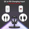 B-15A 4-in-1 Wireless Charging Station for iPhone, Apple Watch, AirPods – 15W Fast Charging Dock