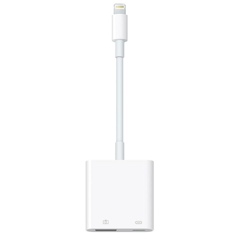 11cm Lightning to USB Camera Reader Adapter & Charging Cable for iPhone iPad iOS 9