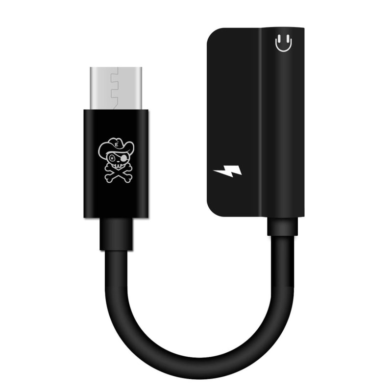Hat Prince USBC Charging Audio Adapter Cable TypeC To 35mm Jack Splitter For Fast Charge Sound 2
