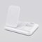 DW08 3 in 1 Foldable 15W Wireless Charging Station Black