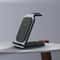 SW17 3 in 1 Metal Vertical Wireless Charging Station Apple Watch Charger Fast Charging Dock for Phone AirPods
