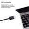 USB-C Fast Charging USB 3.1 Type-C Data Transfer Cable 1m Black