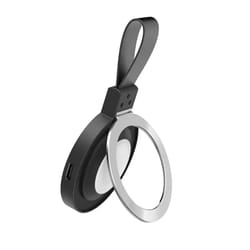 3 in 1 magnetic wireless charger & phone ring holder stand black qi fast charging dock
