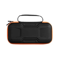 mecha double layer shockproof nintendo switch 2 carrying case portable storage bag black orange