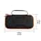 Mecha Double Layer Shockproof Nintendo Switch 2 Carrying Case Portable Storage Bag Black Orange