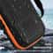 Mecha Double Layer Shockproof Nintendo Switch 2 Carrying Case Portable Storage Bag Black Orange