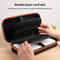 Mecha Double Layer Shockproof Nintendo Switch 2 Carrying Case Portable Storage Bag Black Orange