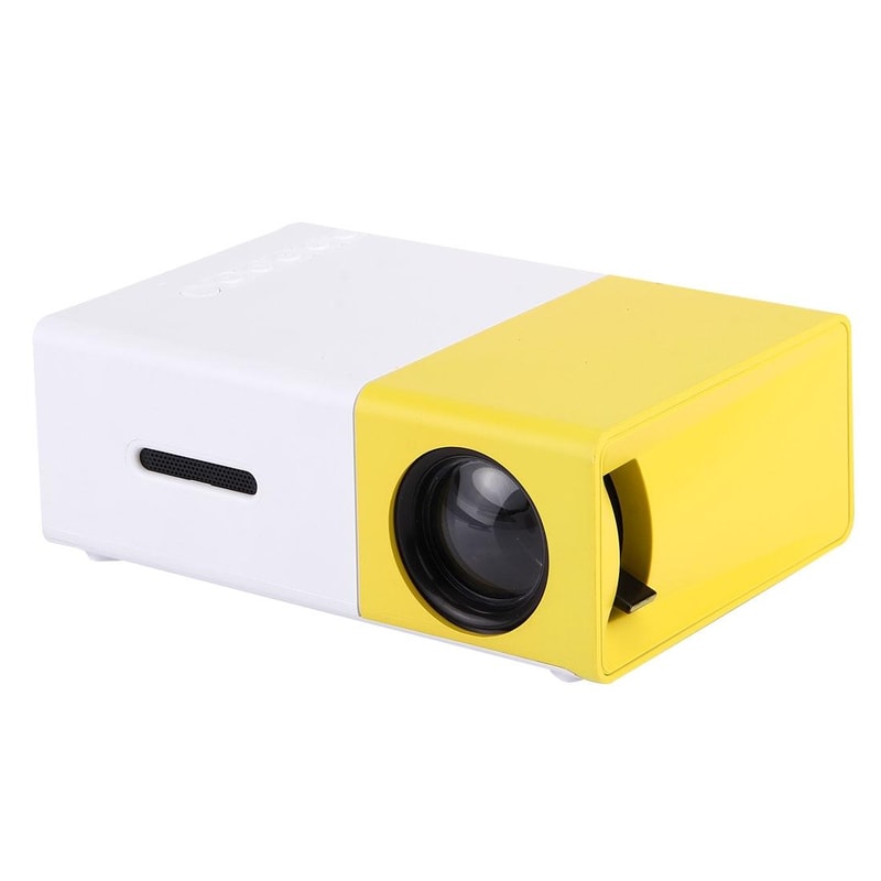 Mini LED Projector HD Portable Home Theater 60 Inch Display with Remote and AV HDMI Support