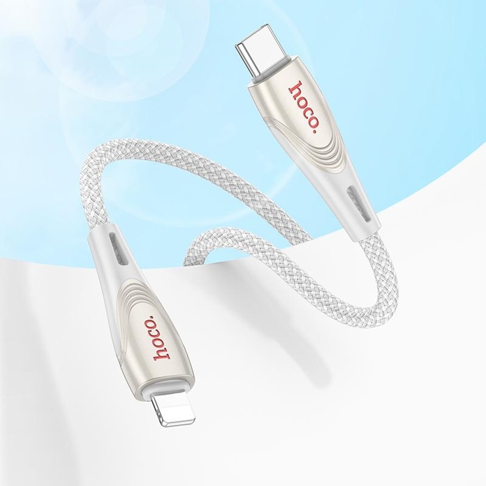 PD Fast Charging USB C to Lightning Braided Cable 1.2m Durable Data Sync Charger