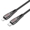 PD Fast Charging USB C to Lightning Braided Cable 1.2m Durable Data Sync Charger