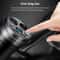 80W Fast Charge Car Cup Charger with Dual USB Ports and Dual Socket Splitter