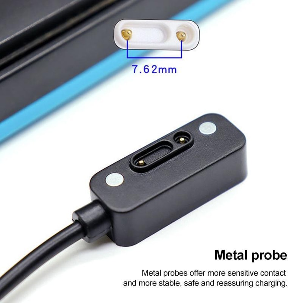Magnetic USB Charging Cable for Mi Mitu Kids Watch 6X 6C Fast Sync 1m Durable Cord