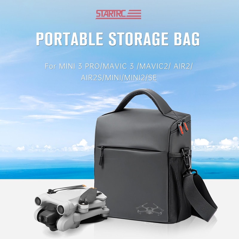 Waterproof Drone Carry Case Shoulder Bag for DJI Mini 3 Pro Air 2S Mini 2 Mavic 3