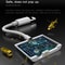 S-Y104 2-in-1 Lightning to 3.5mm Audio + Charging Adapter Cable 1.2m White