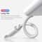 S-Y104 2-in-1 Lightning to 3.5mm Audio + Charging Adapter Cable 1.2m White