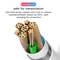 S-Y104 2-in-1 Lightning to 3.5mm Audio + Charging Adapter Cable 1.2m White