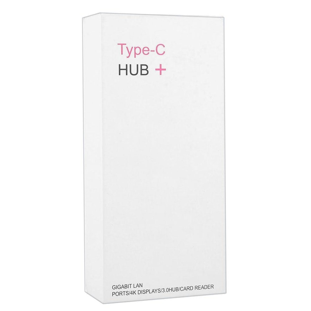 8 in 1 USB-C Docking Station Type-C Hub with HDMI, VGA, Ethernet, SD TF, USB Ports