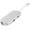 6 in 1 USB-C Hub Type-C Adapter 4K HDMI SD TF Card Reader Multiport Dock for MacBook
