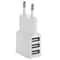 3 Port USB Wall Charger EU Plug 5V 2A Fast Charging Adapter For Smartphones And Tablets 0