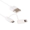 2 in 1 MFI Lightning Micro USB Charging Cable 1m Fast Sync Travel Cable