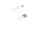 2 in 1 MFI Lightning Micro USB Charging Cable 1m Fast Sync Travel Cable
