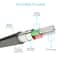 2 in 1 MFI Lightning Micro USB Charging Cable 1m Fast Sync Travel Cable