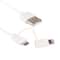 2 in 1 MFI Lightning Micro USB Charging Cable 1m Fast Sync Travel Cable