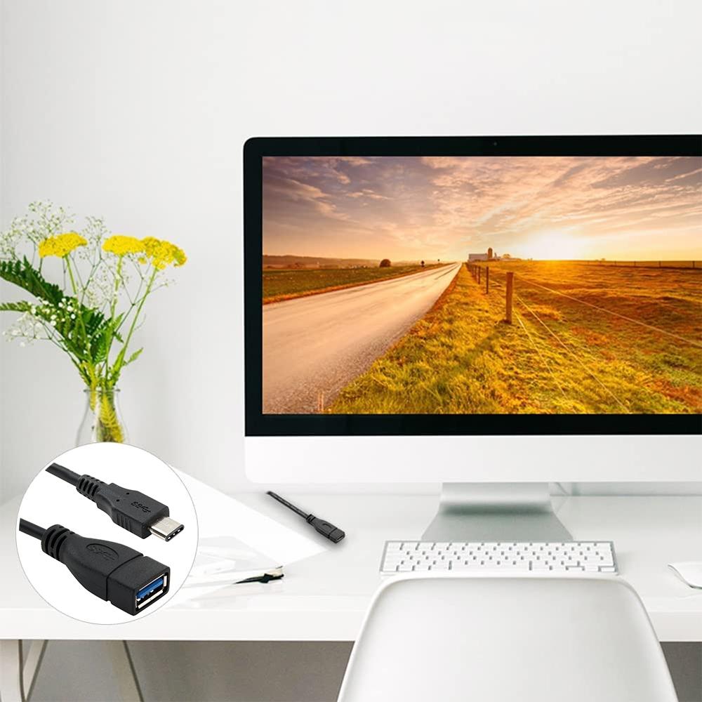 USB C OTG Adapter Cable 1m High Speed USB 3.1 to USB A Female Converter