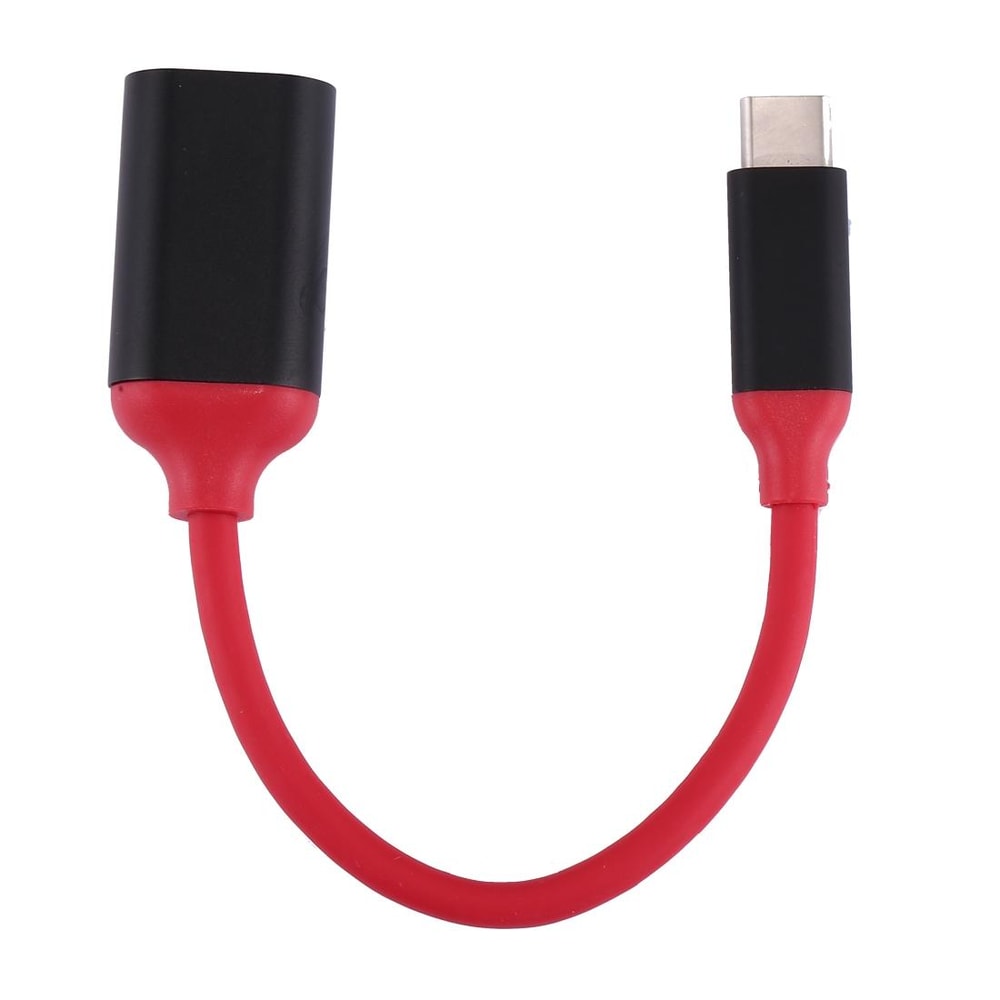 USB-C OTG Adapter Cable 15cm Aluminum Type C to USB 3.0 Converter for Fast Data Transfer