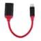 USB-C OTG Adapter Cable 15cm Aluminum Type C to USB 3.0 Converter for Fast Data Transfer