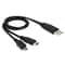 FastSync 3-in-1 USB Data Cable Adapter USB C Micro USB Charger Cable