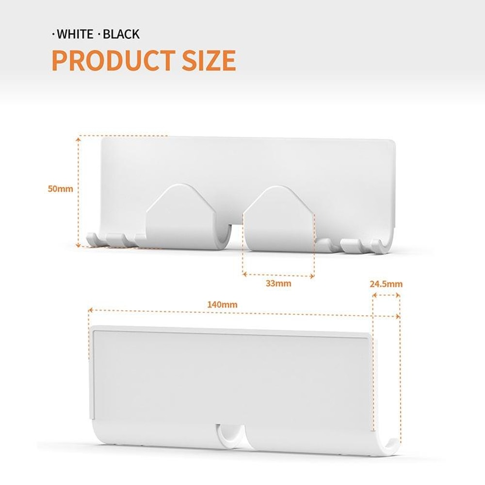 Magnetic Desk Cable Organizer Hook for Clean Workspace Setup