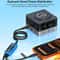 XA7 100W Fast Charging Cable 1 to 2 with Digital Display for iPhone Android Type C