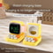 Typewriter Style Apple Watch Charging Stand, Silicone Dock, Wireless Charging Holder for Desk Setup