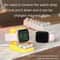 Typewriter Style Apple Watch Charging Stand, Silicone Dock, Wireless Charging Holder for Desk Setup