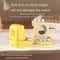 Typewriter Style Apple Watch Charging Stand, Silicone Dock, Wireless Charging Holder for Desk Setup