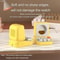 Typewriter Style Apple Watch Charging Stand, Silicone Dock, Wireless Charging Holder for Desk Setup