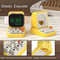 Typewriter Style Apple Watch Charging Stand, Silicone Dock, Wireless Charging Holder for Desk Setup